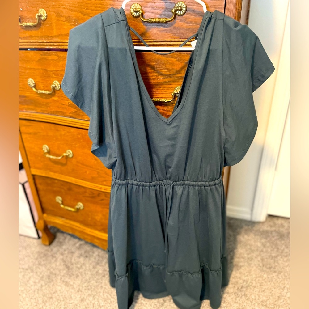 Large Hunter Green Dress